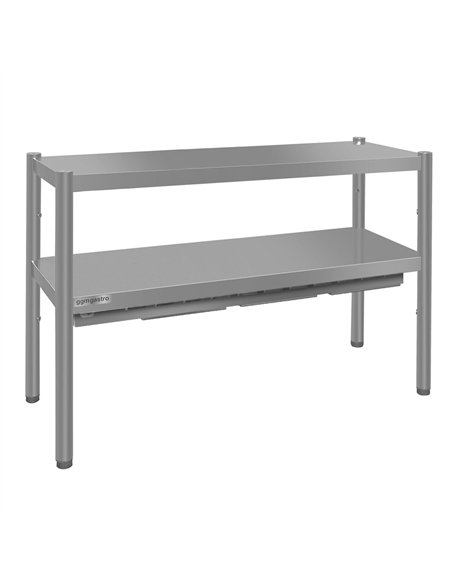 ECO thermal bridge - 1200x370mm - with 2 shelves - height: 725mm