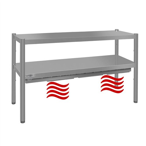 ECO thermal bridge - 1400x370mm - with 2 shelves - height: 725mm