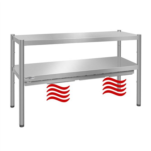 PREMIUM thermal bridge - 1400x370mm - with 2 shelves - height: 725mm