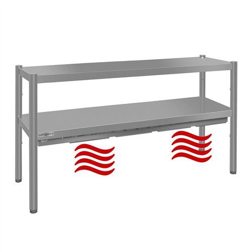 Thermal bridge ECO - 1600x370mm - with 2 shelves - height: 725mm