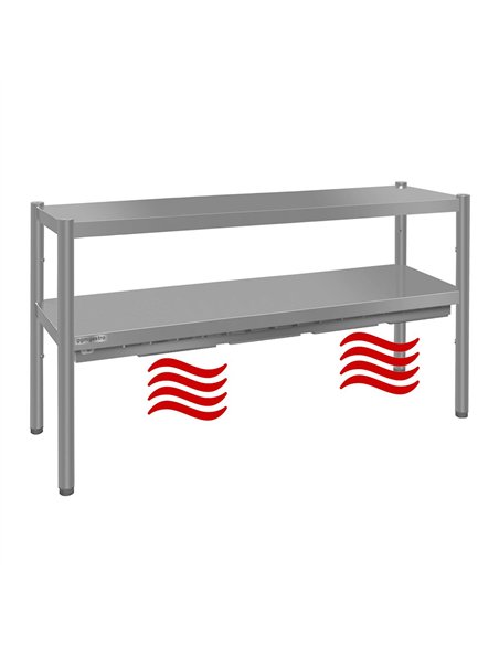 Thermal bridge ECO - 1600x370mm - with 2 shelves - height: 725mm