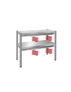 Thermal bridge PREMIUM - 800x370mm - with 2 shelves - height: 725mm