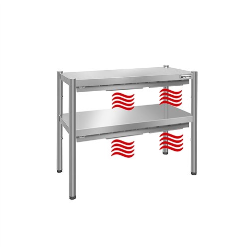 Thermal bridge PREMIUM - 800x370mm - with 2 shelves - height: 725mm