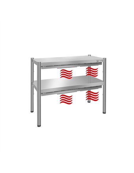 Thermal bridge PREMIUM - 800x370mm - with 2 shelves - height: 725mm
