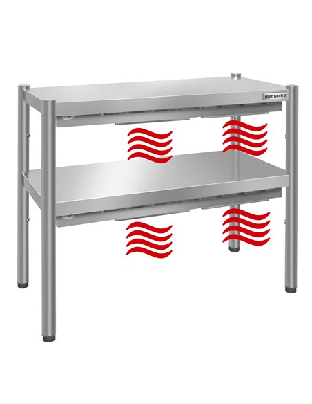 Thermal bridge PREMIUM - 800x370mm - with 2 shelves - height: 725mm