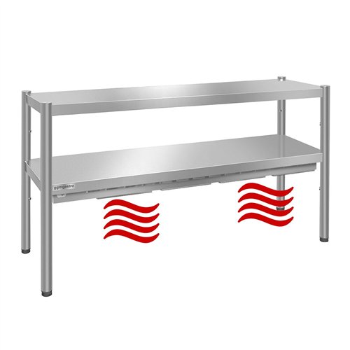 PREMIUM thermal bridge - 1600x370mm - with 2 shelves - height: 725mm