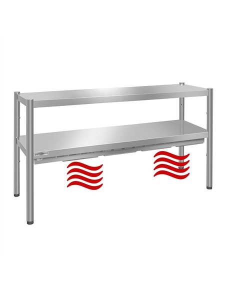 PREMIUM thermal bridge - 1600x370mm - with 2 shelves - height: 725mm