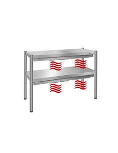 Thermal bridge PREMIUM - 1000x370mm - with 2 shelves - height: 725mm