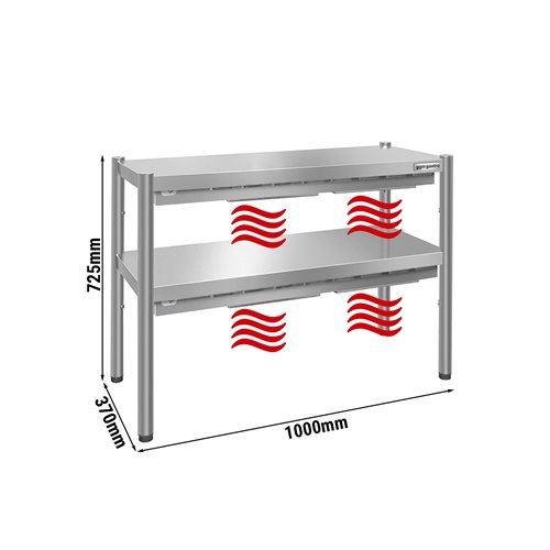Thermal bridge PREMIUM - 1000x370mm - with 2 shelves - height: 725mm