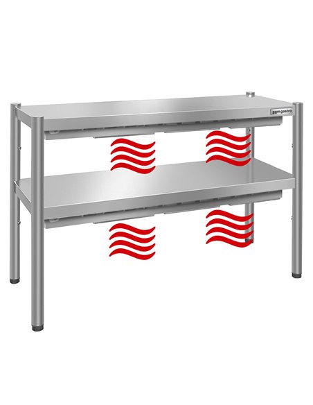 Thermal bridge PREMIUM - 1200x370mm - with 2 shelves - height: 725mm