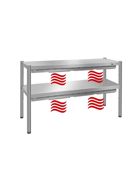 Thermal bridge PREMIUM - 1400x370mm - with 2 shelves - height: 725mm