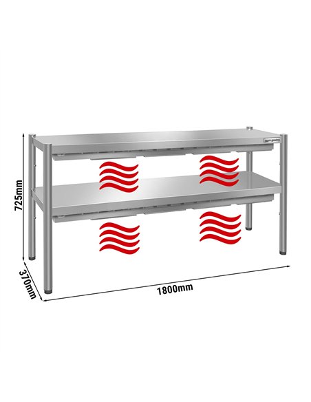 Thermal bridge PREMIUM - 1800x370mm - with 2 shelves - height: 725mm