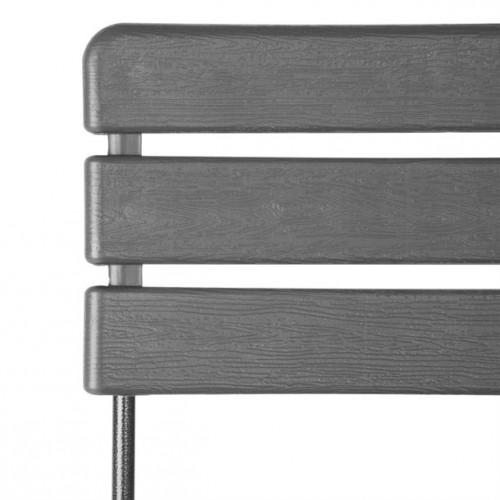 Bolero Folding Chairs Grey Wood...