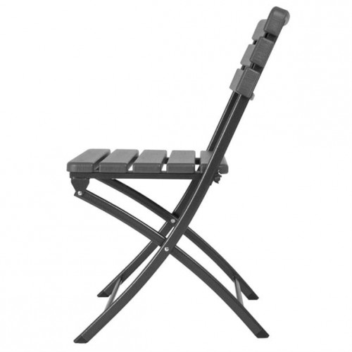 Bolero Folding Chairs Grey Wood...