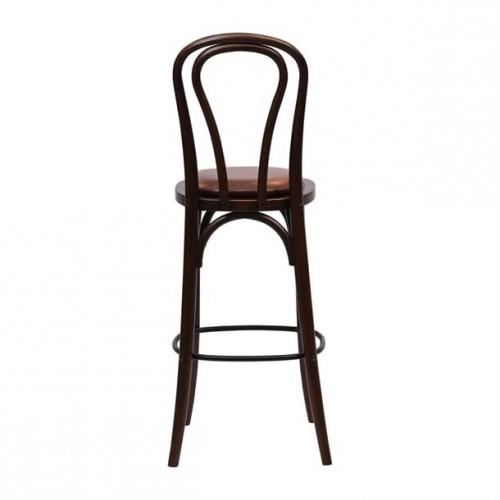Hoop Back Bar Chair in Dark Walnut...