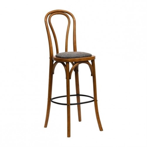 Hoop Back Bar Chair in Weathered Oak...