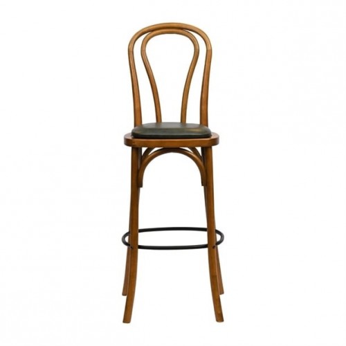 Hoop Back Bar Chair in Weathered Oak...