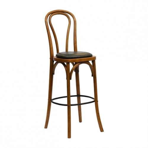 Hoop Back Bar Chair in Weathered Oak...