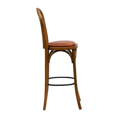 Hoop Back Bar Chair in Weathered Oak...