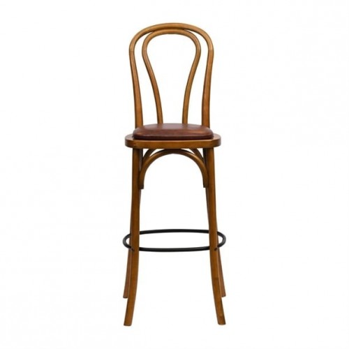 Hoop Back Bar Chair in Weathered Oak...