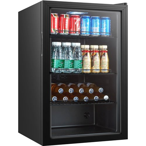 Commercial Beverage cooler Glass door 115 litres | Stalwart DA-BG115
