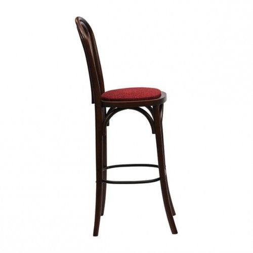 Hoop Back Bar Chair in Dark Walnut...