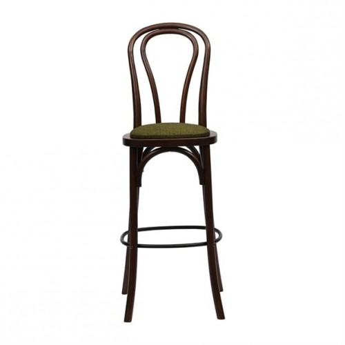 Hoop Back Bar Chair in Dark Walnut...