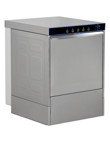 Commercial Dishwasher 540 plates/hour 500mm basket Drain pump Detergent pump Rinse aid pump 13A | DA-EMP500