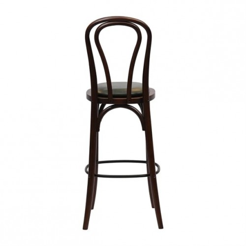 Hoop Back Bar Chair in Dark Walnut...