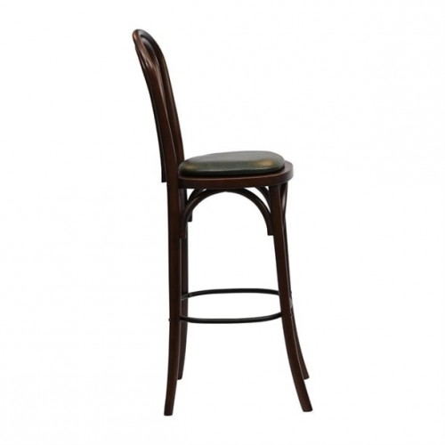 Hoop Back Bar Chair in Dark Walnut...