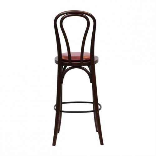 Hoop Back Bar Chair in Dark Walnut...