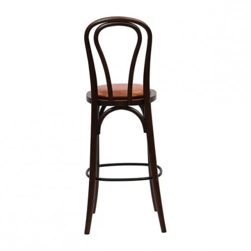 Hoop Back Bar Chair in Dark Walnut...