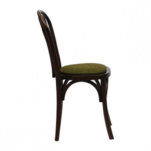 Hoop Back Dining Chair in Dark Walnut...