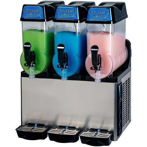 Commercial Slush Machine 3 x 12 litres 2-in-1 | Stalwart DA-XRJ12LX3