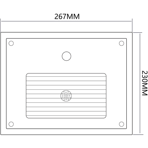 Water Station Sink Stainless steel | Stalwart DA-8P03
