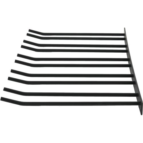 Wine Glass Rack Black Wall mounted Length 400mm 20 wine glasses | Stalwart DA-WGA58500400B