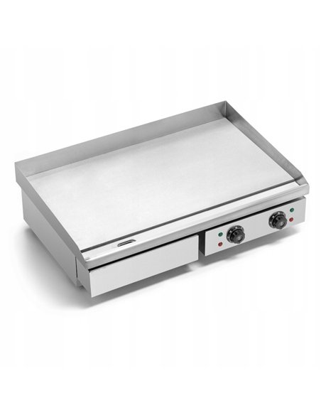 Commercial Griddle Smooth 730x470x240mm 4.4kW Electric | Stalwart DA-HEG820