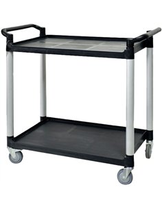 Professional 2-Tier Utility Trolley Cart 810x435x910mm | Stalwart DA-JGM704