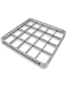 Commercial Cup/Glass Rack Extender 20 Compartments 500x500x50mm | Stalwart DA-JGM814
