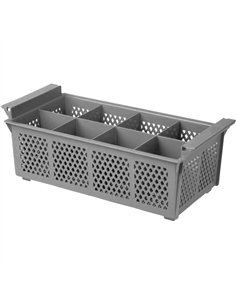 Commercial Cutlery Rack 8 Compartments 426x250x150mm | Stalwart DA-JGM826