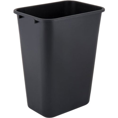 Commercial Open-Top Waste Bin 39 Litres 385x275x505mm Black | Stalwart DA-JGM908