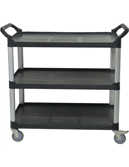 Professional 3-Tier Utility Trolley Cart 1020x500x960mm | Stalwart DA-JGM716
