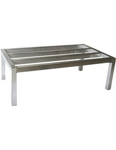 Commercial Aluminium Dunnage Rack 36&quotx20&quotx8&quot (914x580x203mm) | Stalwart DA-ALDN2036E