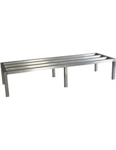 Commercial Aluminium Dunnage Rack 60&quotx20&quotx8&quot (1524x580x203mm) | Stalwart DA-ALDN2060E