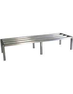 Commercial Aluminium Dunnage Rack 60&quotx20&quotx12&quot (1524x580x305mm) | Stalwart DA-ALDN2060