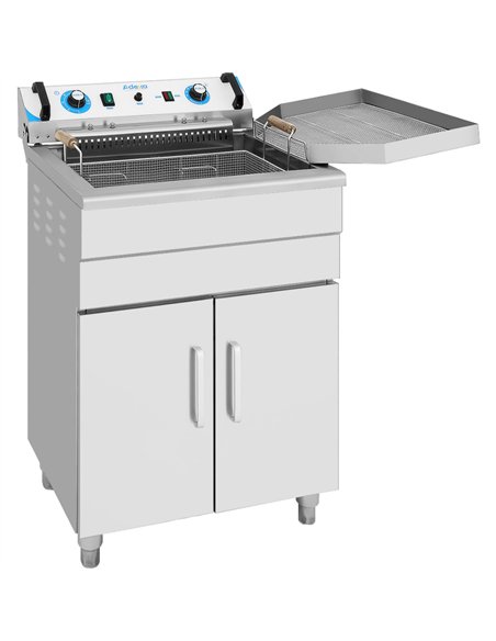 Black Cast Iron Table Base Round Ø430x720mm | Stalwart DA-A006A