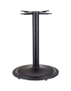 Black Cast Iron Table Base Round Ø550x720mm | Stalwart DA-A007