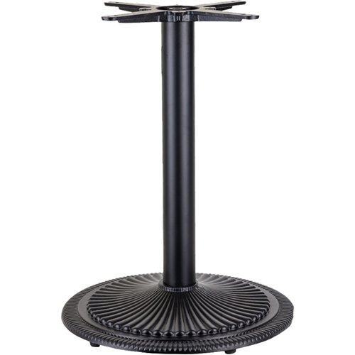 Black Cast Iron Table Base Round Ø550x720mm | Stalwart DA-A007