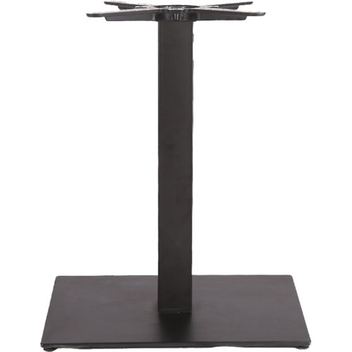 Black Cast Iron Table Base Square 600x400x720mm | Stalwart DA-A040