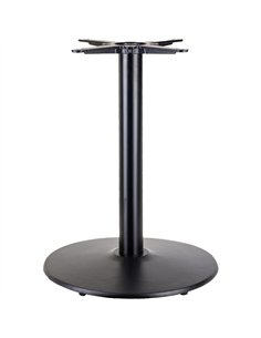 Black Cast Iron Table Base Round Ø550x720mm | Stalwart DA-A001C